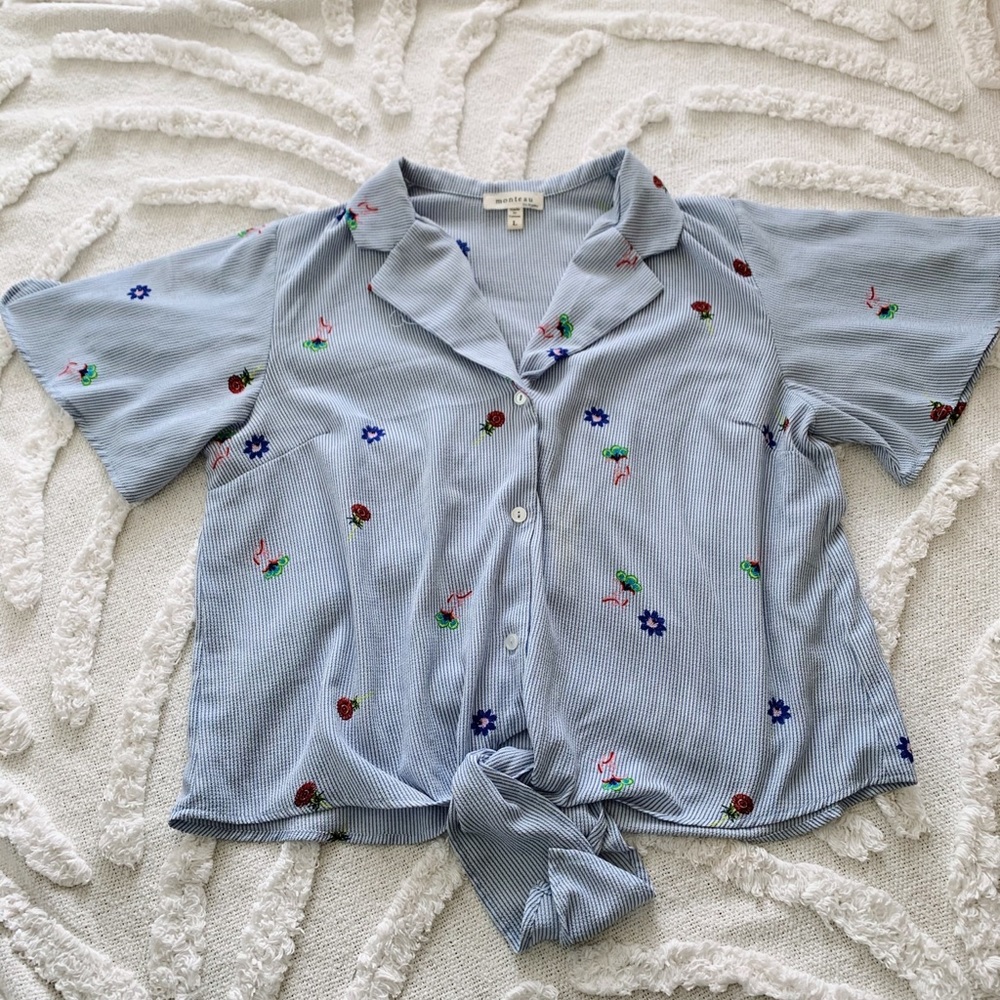Floral print top